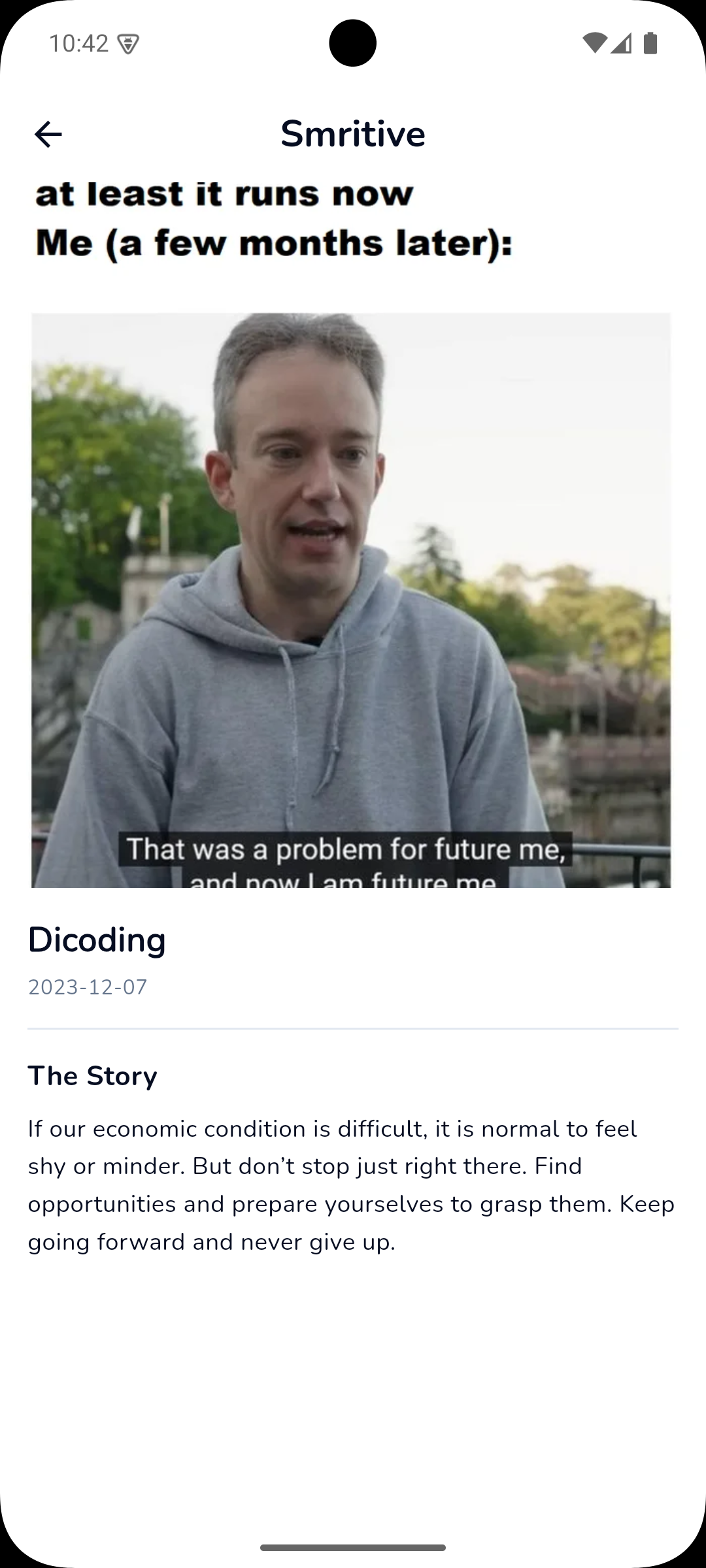 Smritive screenshot